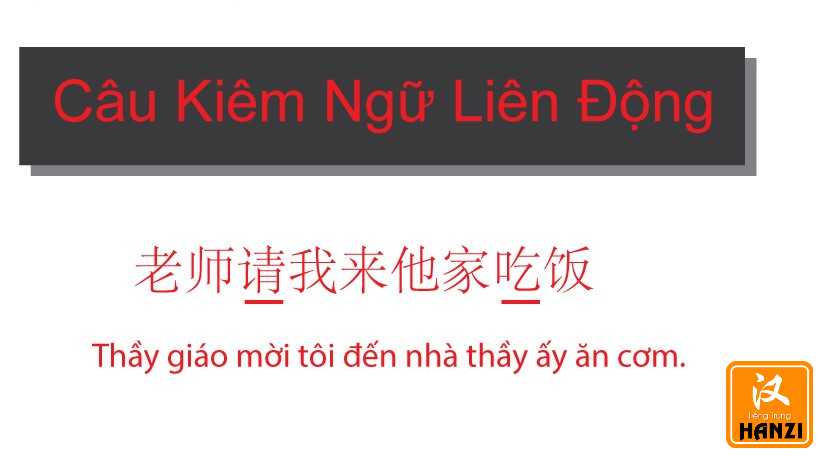 Câu kiêm ngữ trong tiếng Trung